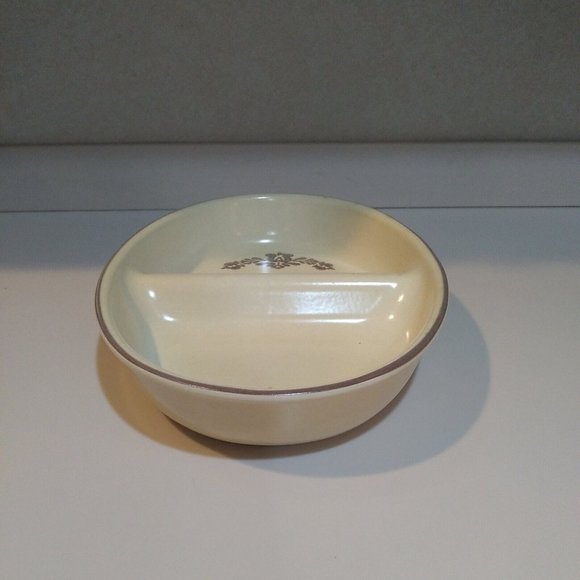 Vintage Pfaltzgraff Village Stoneware Dinnerware Divided Serving Dish 13” - Picture 5 of 10